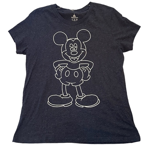 Disney Parks Mickey Mouse tee XL NWT silver Mickey - Picture 1 of 6